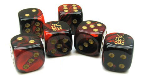 Blood Red Dice Set